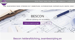 Desktop Screenshot of bescon.nl